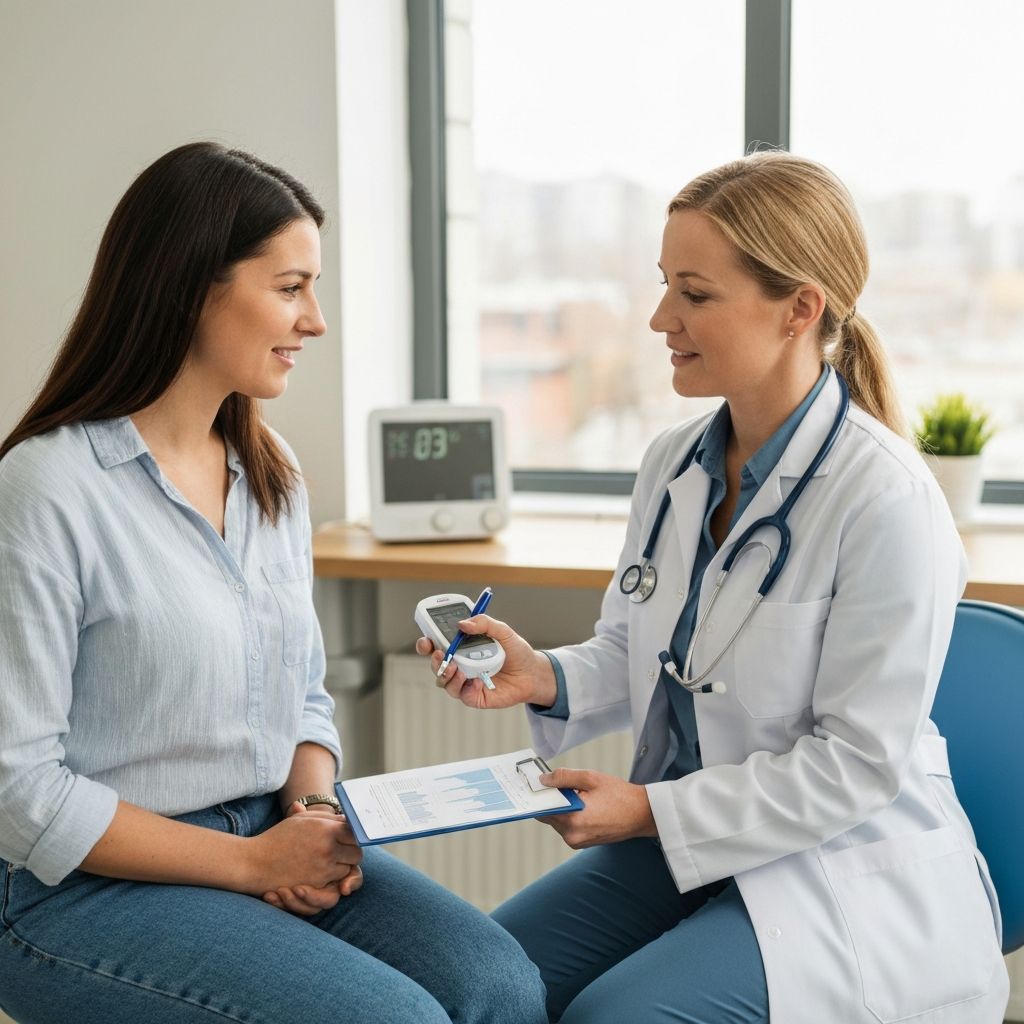 Female Doctor Consulting with Diabetes Patient